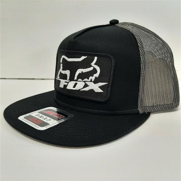 Motocross FOX Shox Racing MX Supercross Bikes Retro Style Patch Hat Cap Gorra SX - Picture 5 of 6